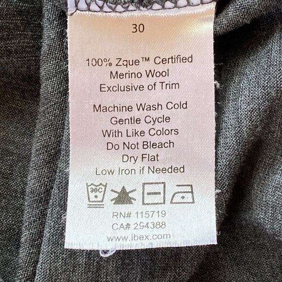 Ibex Women’s Gray Merino Wool Diana Cowl Neck Sweater Size Small - Picture 12 of 15